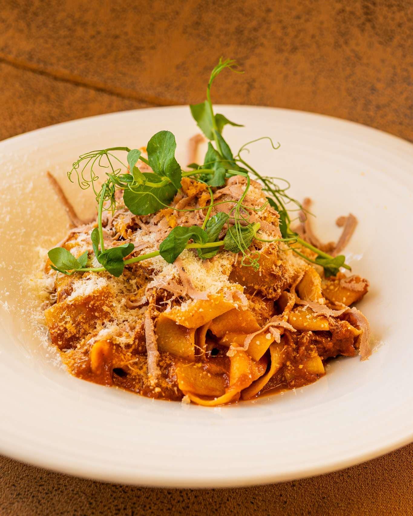 Pappardelle with duck ragù - Bianco